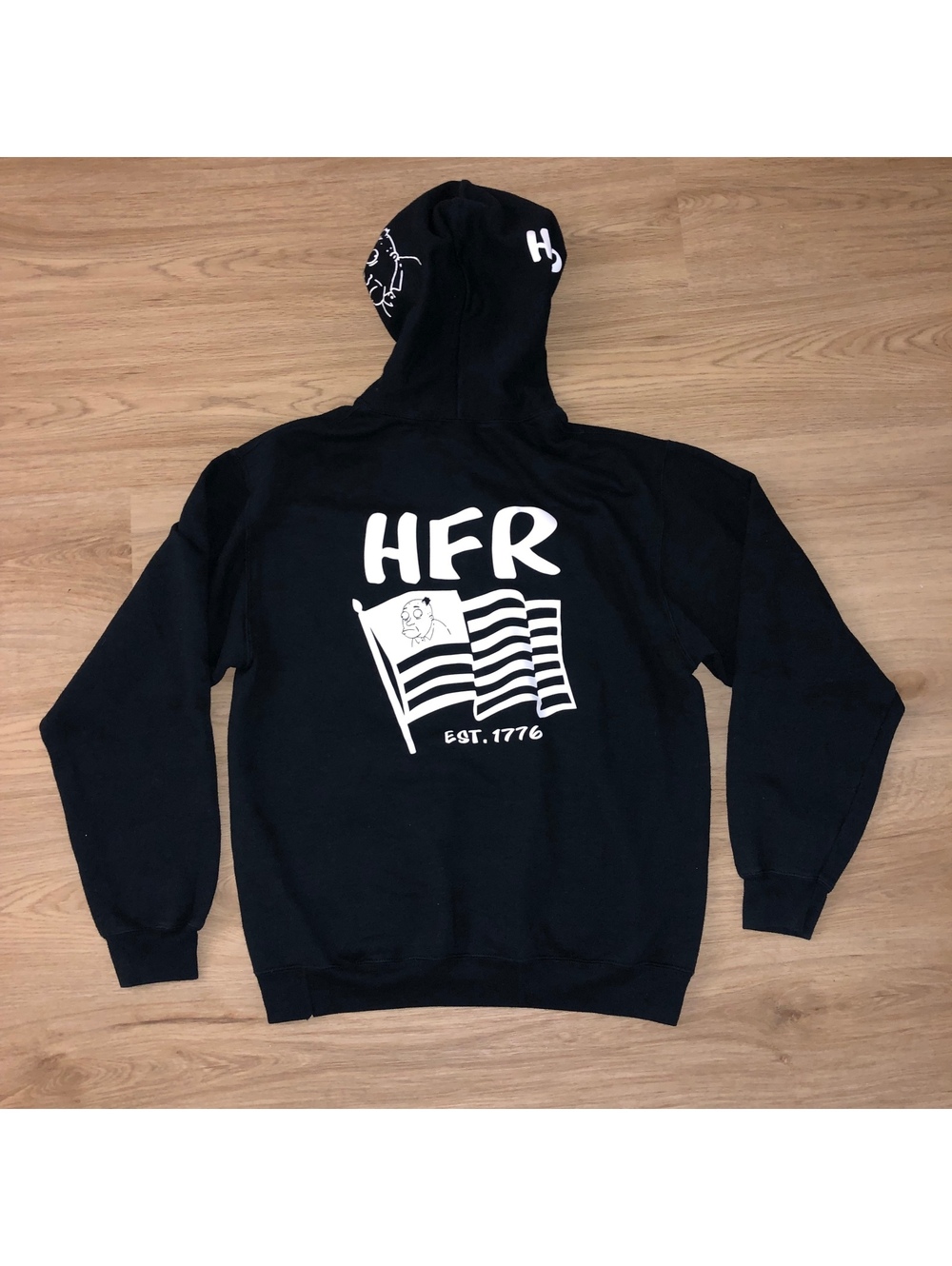 FAMILY GUY HFR HOME FREE REIGN OPIE HOODIE SWEATSHIRT BLACK RARE MENS SZ MEDIUM
